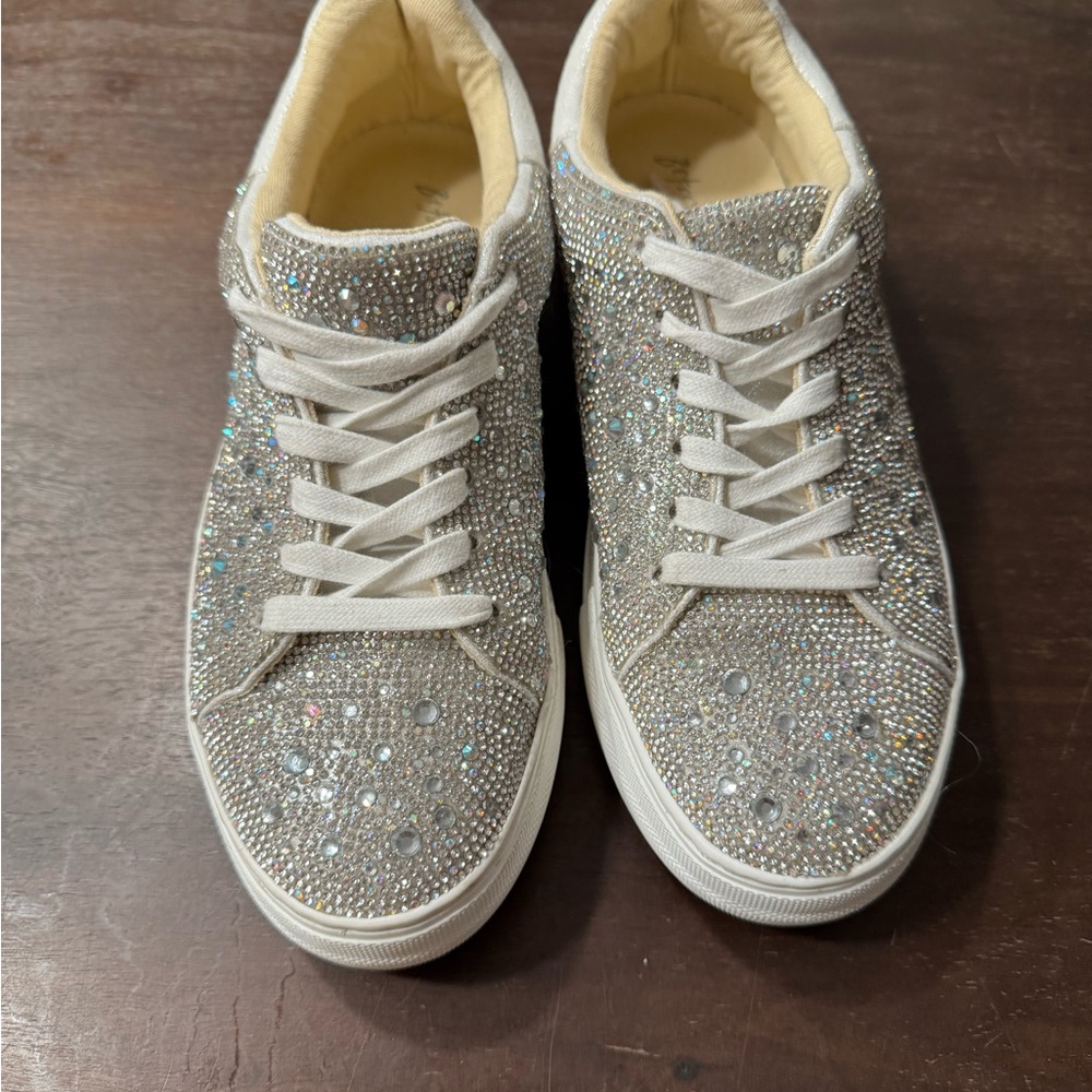Betsey Johnson Sparkly Sneakers